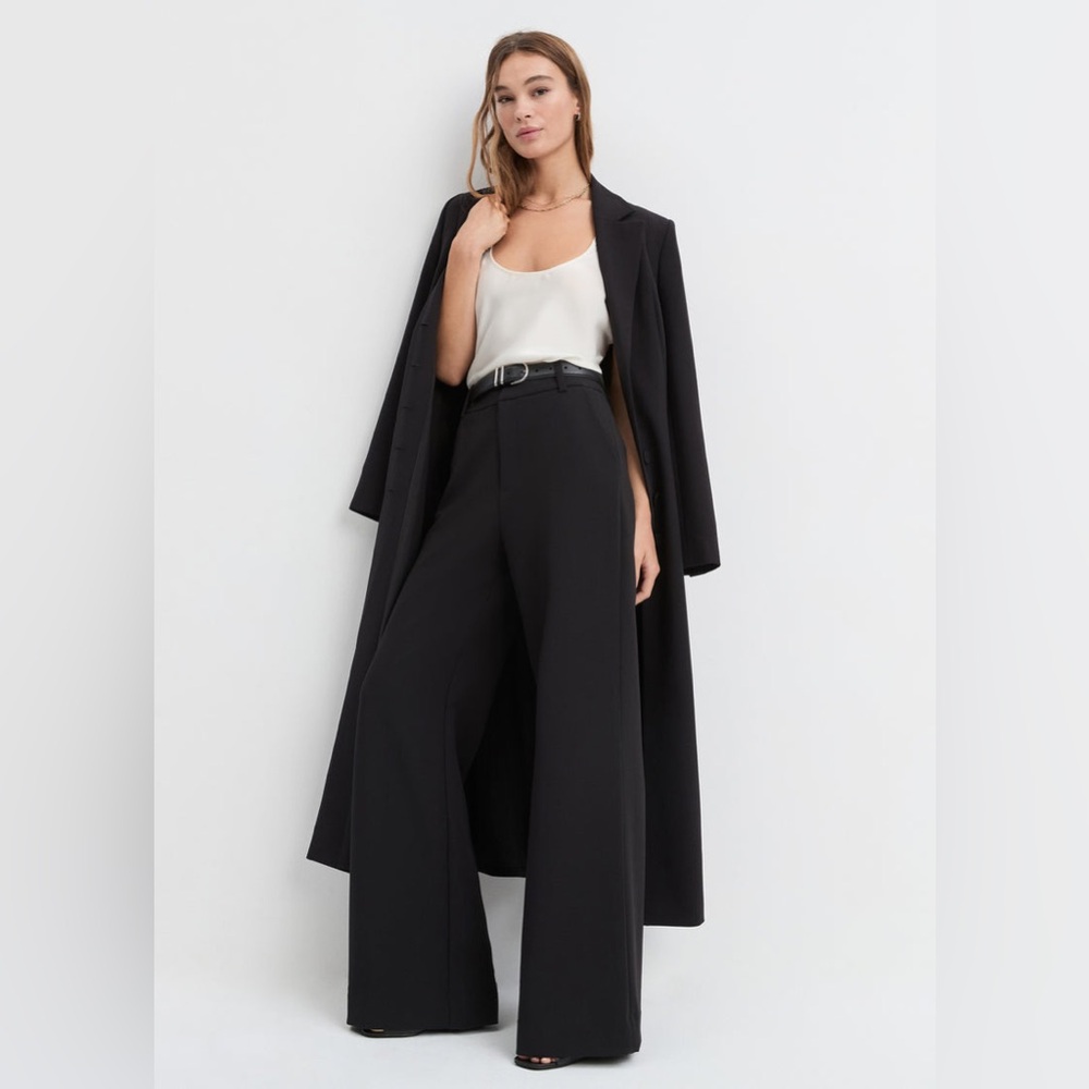 Favorite Daughter Black Wide Leg Pants 18 Tall